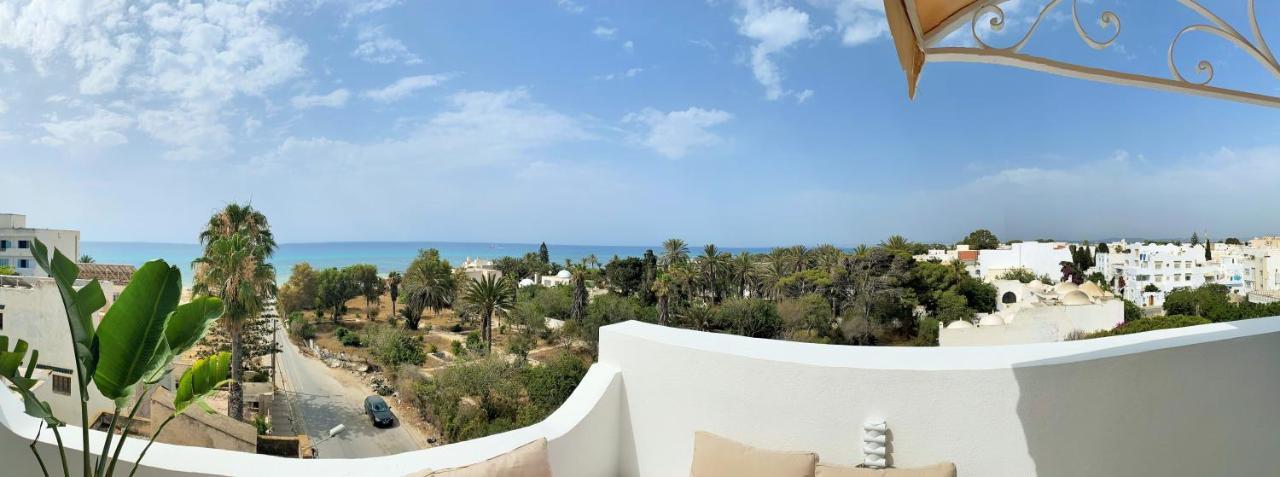 Roof Top Pied Dans L'Eau Panoramic View, 80 Meters From Seaside Hammamet Esterno foto