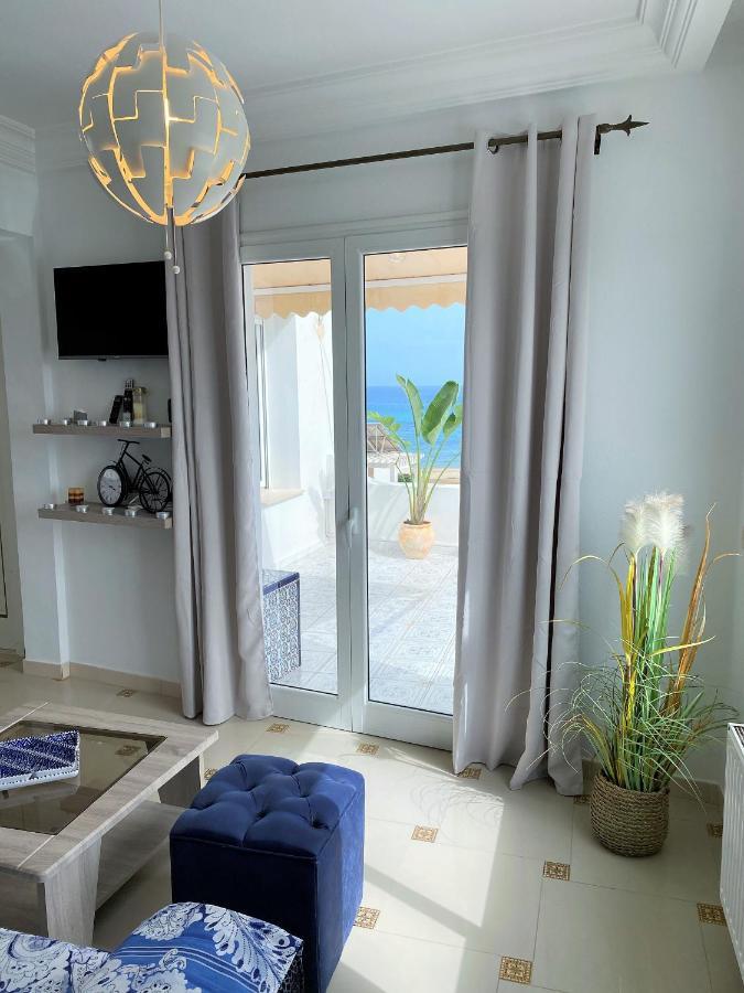 Roof Top Pied Dans L'Eau Panoramic View, 80 Meters From Seaside Hammamet Esterno foto