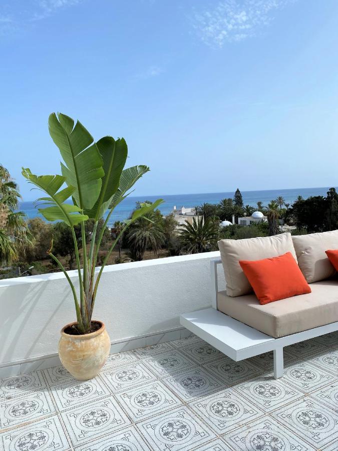 Roof Top Pied Dans L'Eau Panoramic View, 80 Meters From Seaside Hammamet Esterno foto